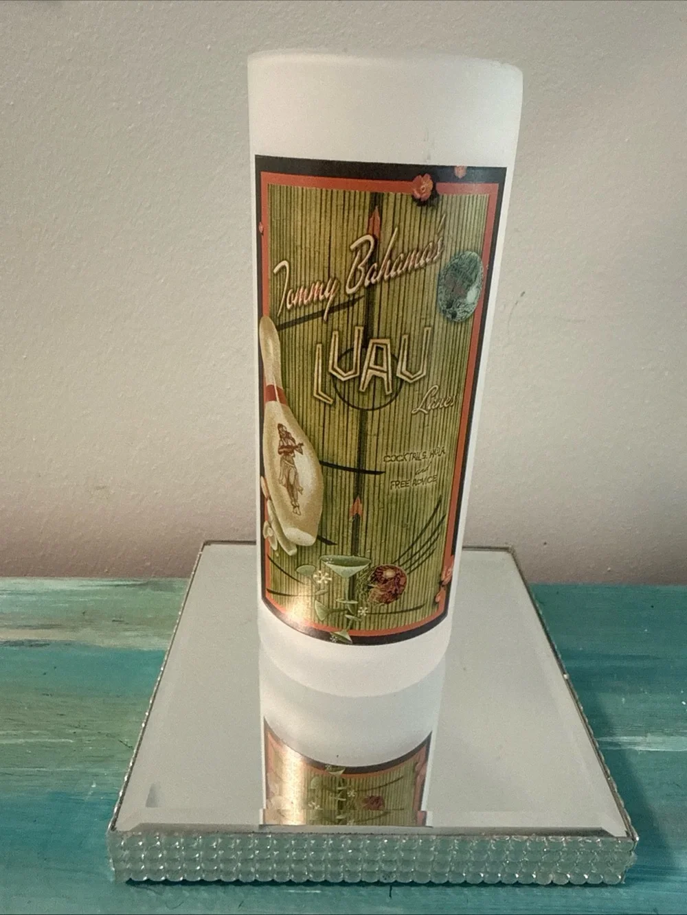 Tommy Bahama Tropical/ tiki 7” cocktail glasses